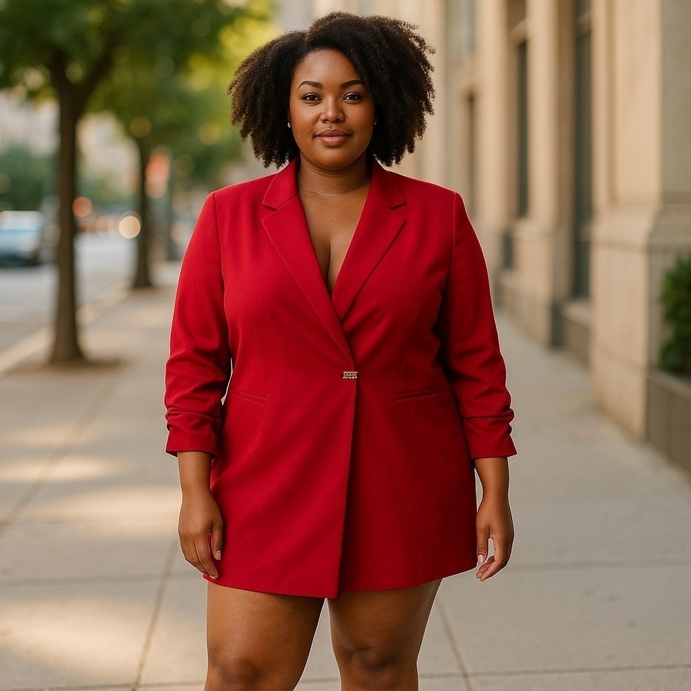 Fashion Nova Red Blazer
New